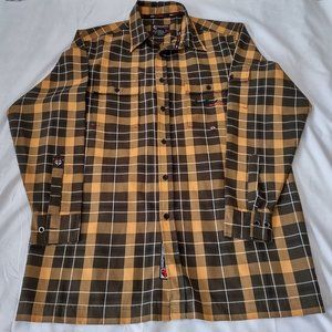 SOUTHPOLE Men's L SPG Function Plaid Button Down Shirt SP-2K Collection